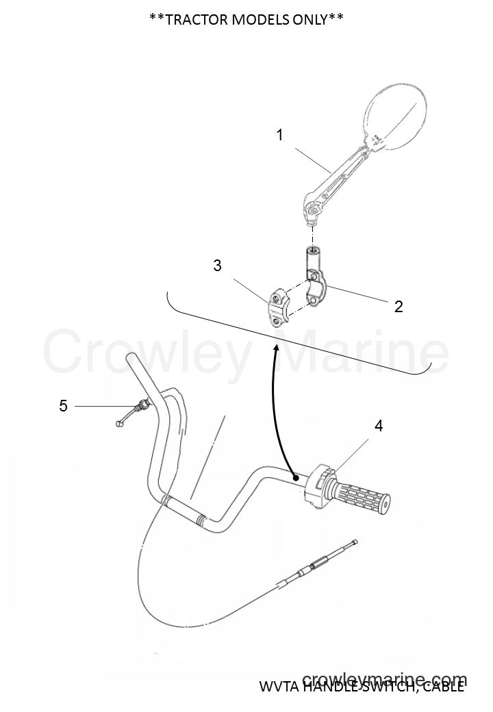 2018 ATV YFM450FWB - YFM450FWB (BJ53) [010] - WVTA HANDLE SWITCH, CABLE