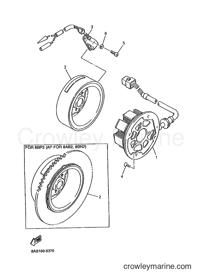 Yamaha Motors VX500DX (8CL1) [020] - GENERATOR