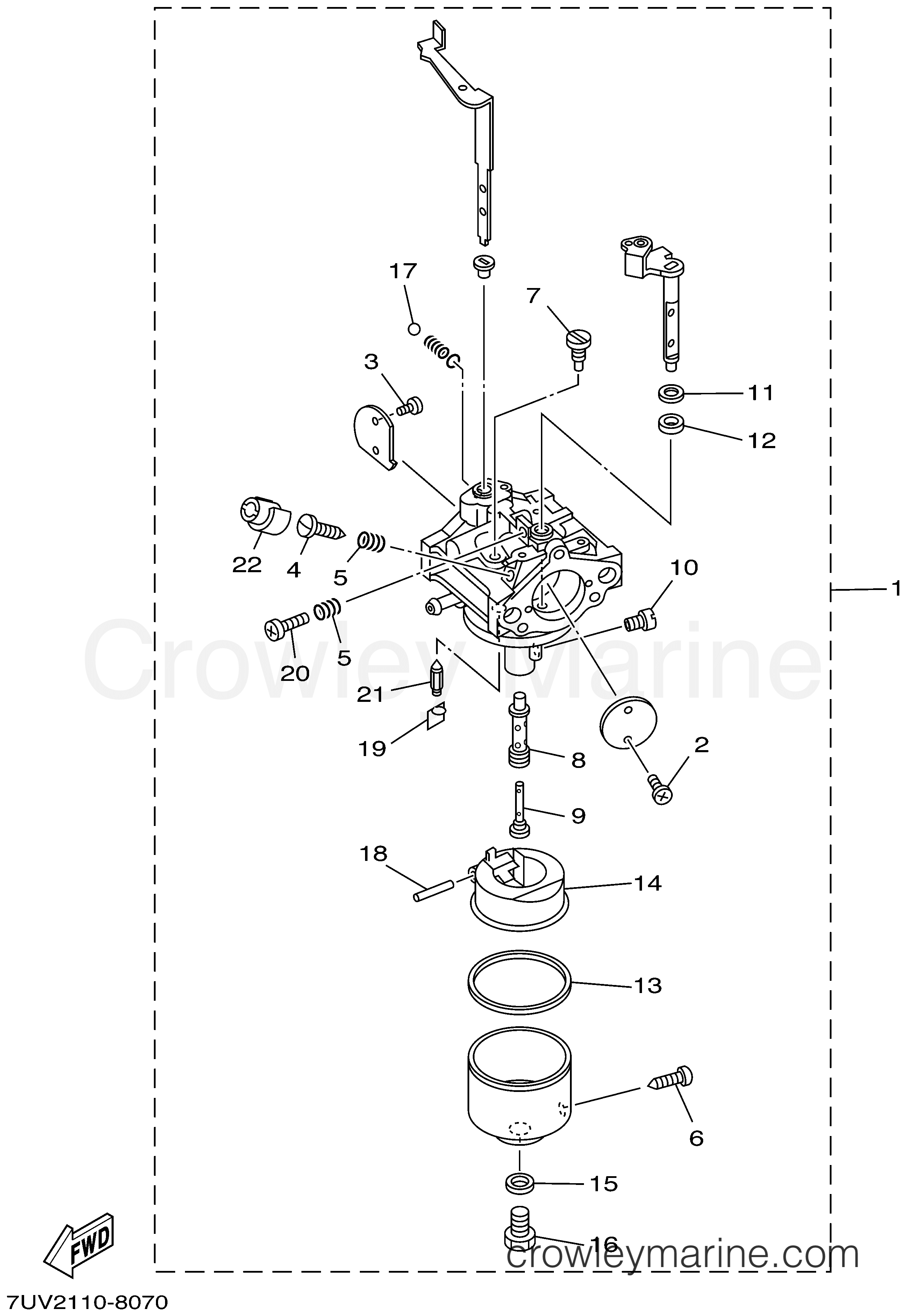 Yamaha Motors EF4600A - CARBURETOR