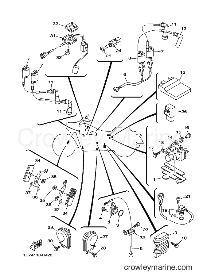 Yamaha Motors XV1900CT (2C5C) [020] - ELECTRICAL 1