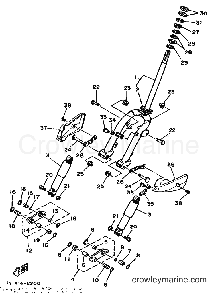 Yamaha Motors CT50S (3NT7) [999] - FRONT FORK