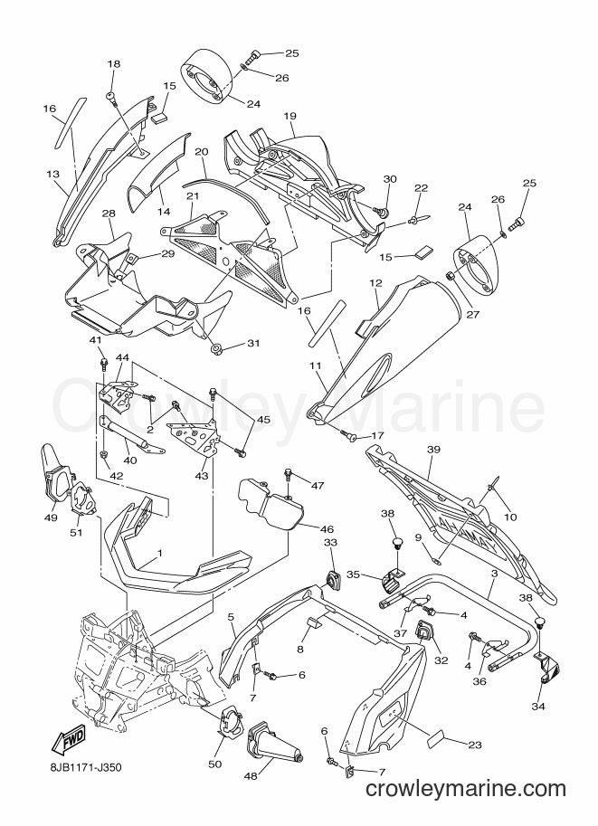 Yamaha Motors RS10STGT (8JB2) [020] - BUMPER