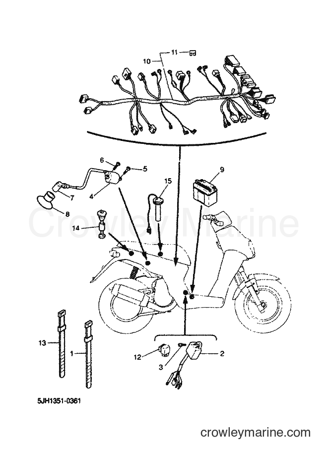 Yamaha Motors EW50 (5JH1) [030] - ELECTRICAL 2