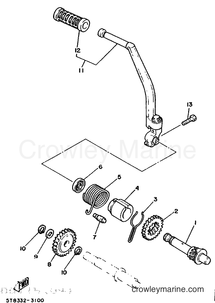 Yamaha Motors DT50M (3DG1) [999] - STARTER