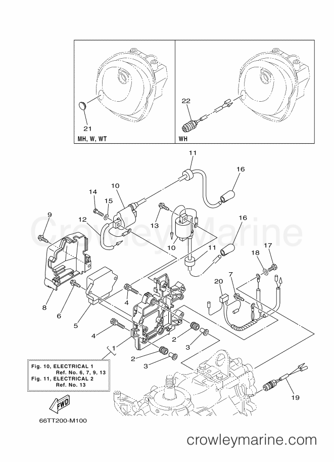 Yamaha Motors E40XMHL (66TT) [510] - ELECTRICAL 1