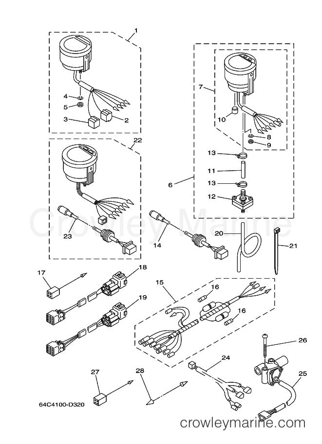 Yamaha Motors 150FETO (64C4) [030] - METER