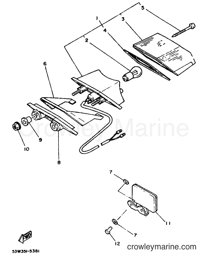 1987 Scooter DT80LC - DT80LC (2UW) [999] - PILOTO TRASERO