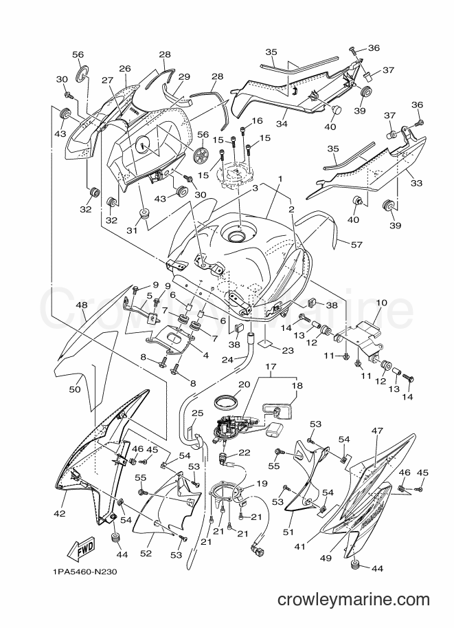 Yamaha Motors FZ150 (2SD2) [010] - FUEL TANK