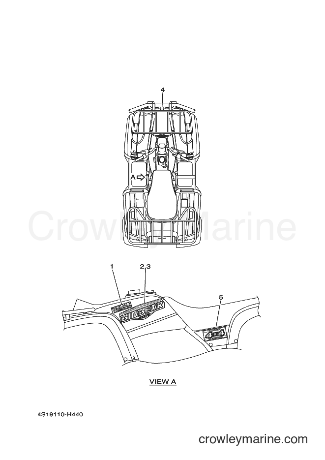 2009 ATV YFM400FWN - YFM400FWN (4S1B) [010] - GRAPHICS