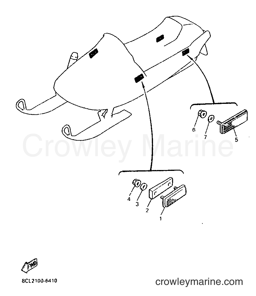 Yamaha Motors VX500DX (8CL2) [020] - ELECTRICAL 3