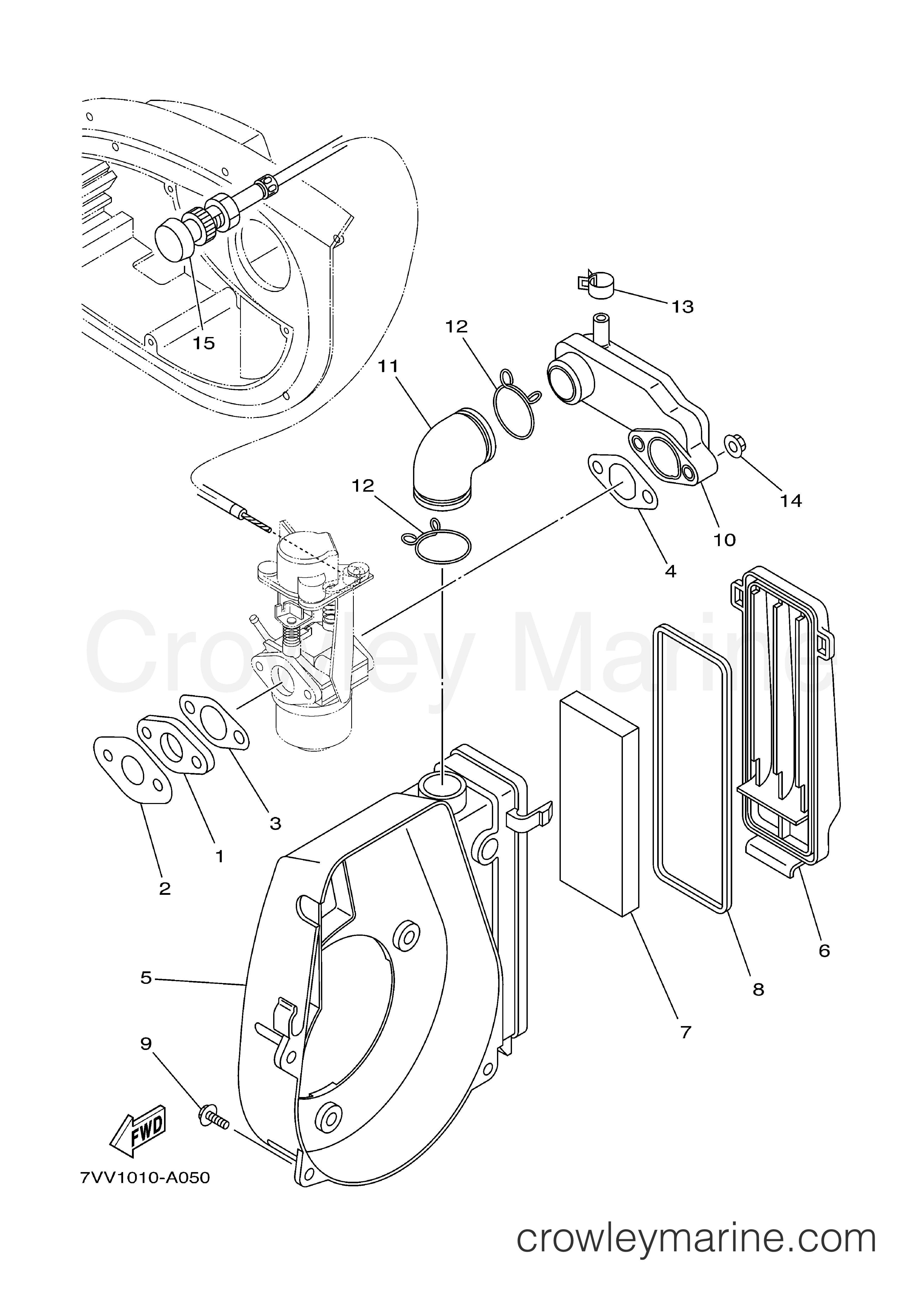 Yamaha Motors EF1000ISC - INTAKE
