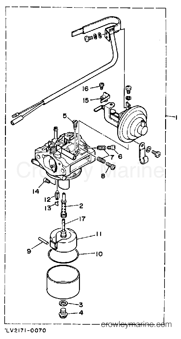 Yamaha Motors EF6000EA - CARBURETOR EF5000EA