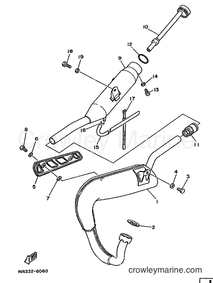 1987 Scooter DT50M - DT50M (2UM) [999] - EXHAUST