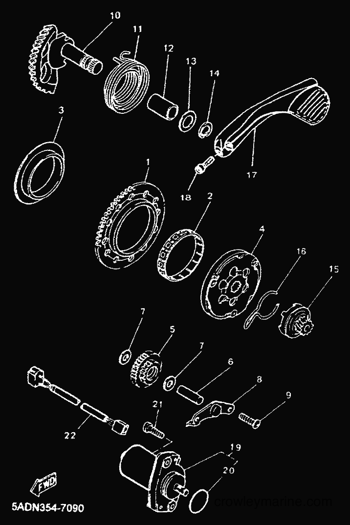 Yamaha Motors YN50 (5BX5) [010] - STARTER