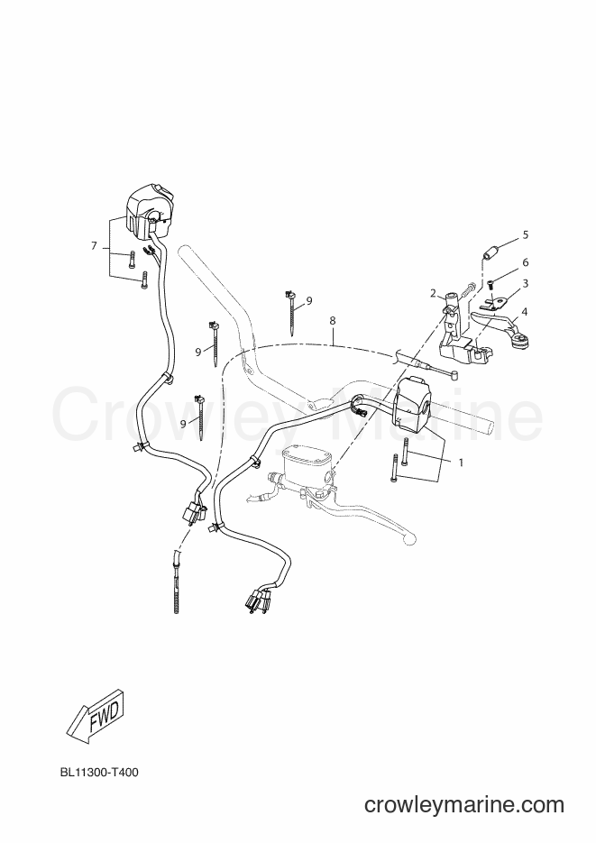 Yamaha Motors YP400RA (BL11) [060] - HANDLE SWITCH & LEVER