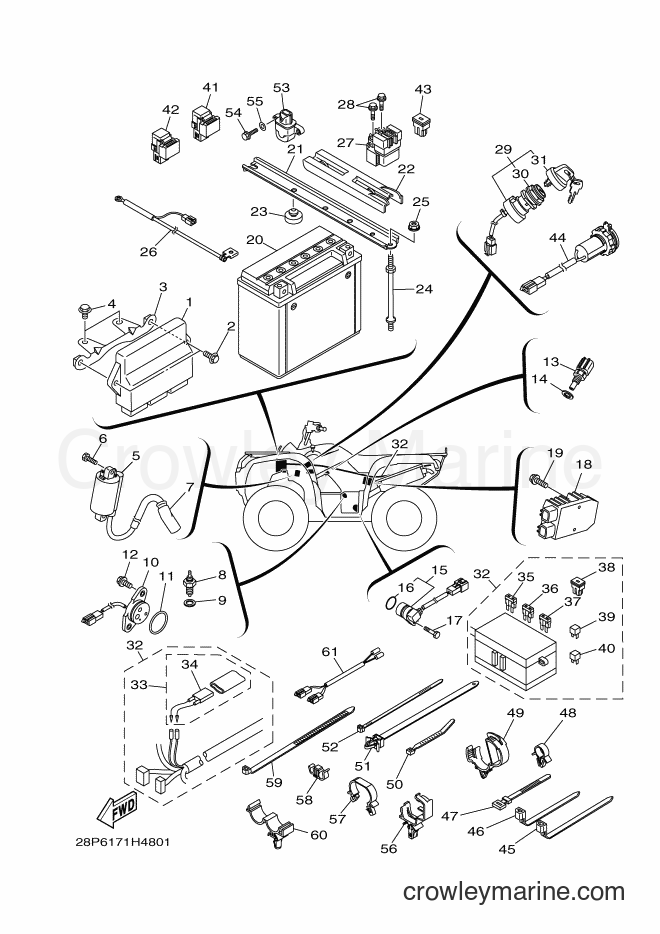 2009 ATV YFM700FWA - YFM700FWA (5C0D) [010] - ELECTRICAL 1