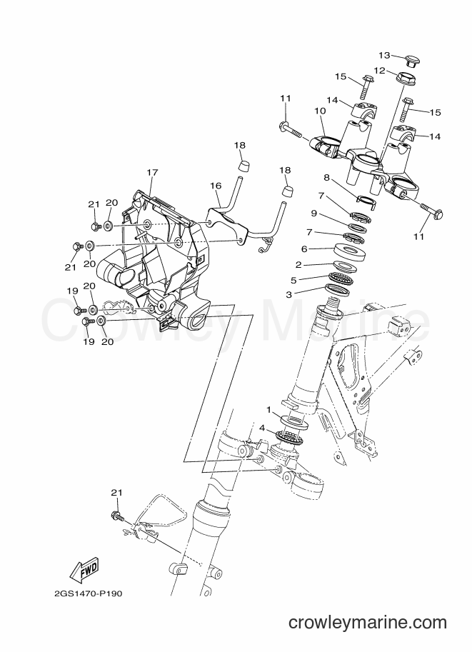 2016 Street Bike FZN150 - FZN150 (2UP2) [010] - STEERING
