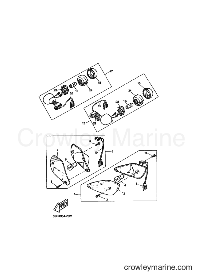 2000 Scooter YQ50 - YQ50 (5KF5) [010] - BLINKLEUCHTE
