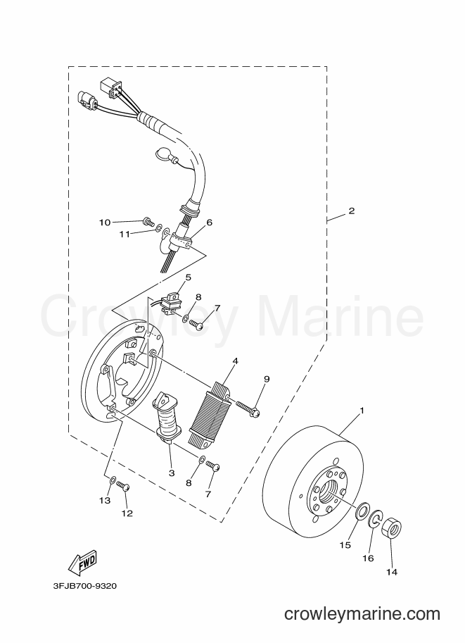2004 Dirt Bike DT175 - DT175 (3FJF) [010] - GENERATOR