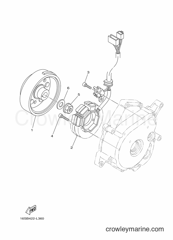 Yamaha Motors T115LSE (16SB) [010] - GENERATOR