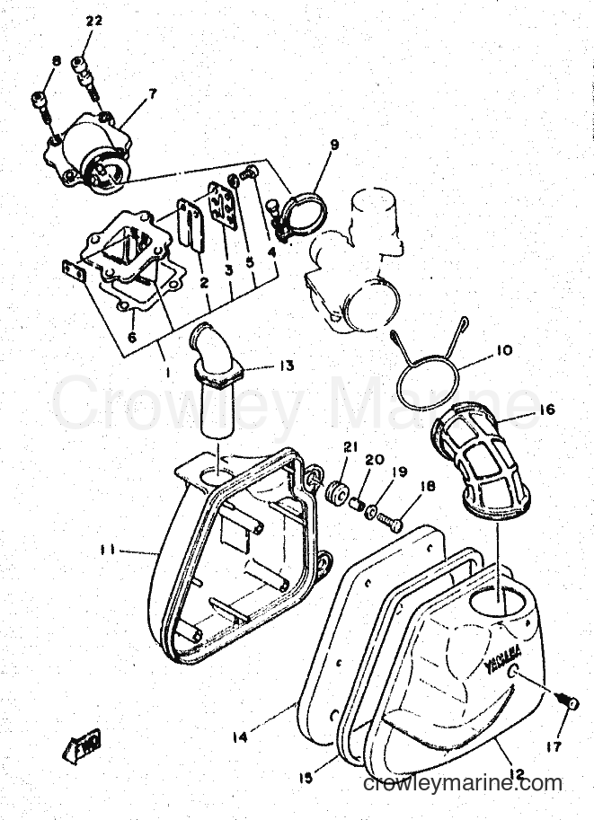 Yamaha Motors YN50 (5BX2) [999] - INTAKE