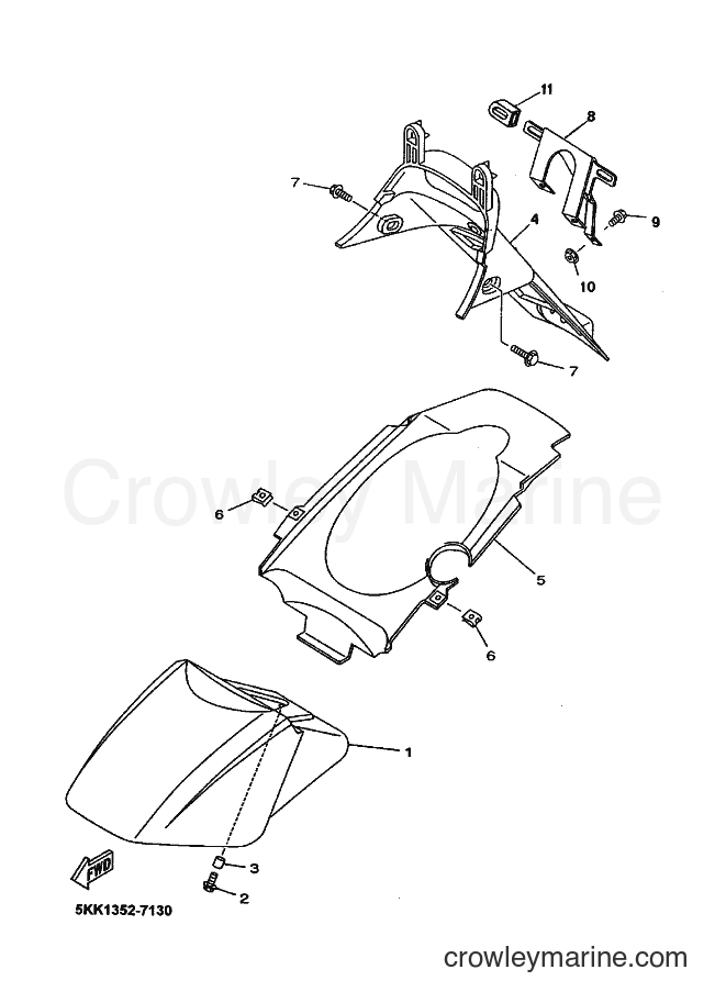 1999 Scooter YN100'99 - YN100'99 (5KK2) [010] - FENDER