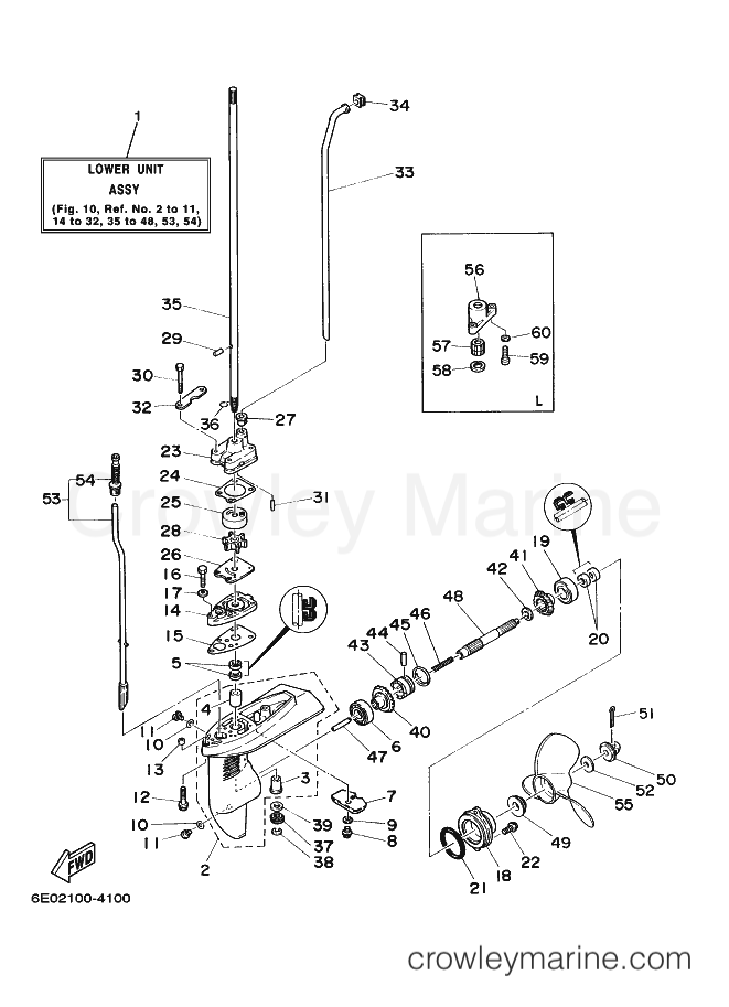 Yamaha Motors 4ACMHS (6E02) [090] - LOWER CASING & DRIVE