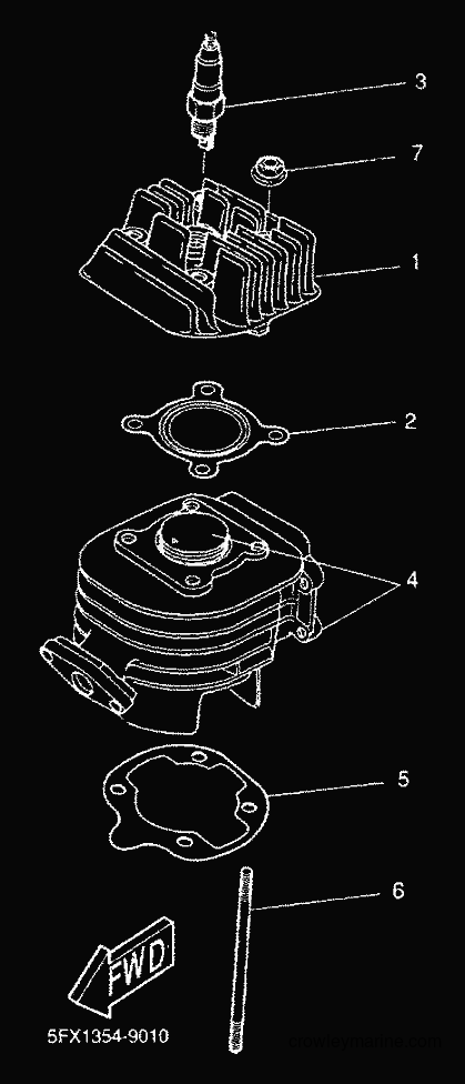 2000 Scooter CW50 - CW50 (5HG4) [010] - CYLINDER