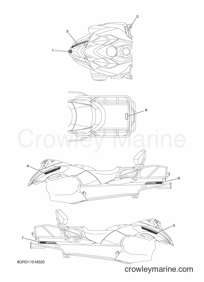 2013 Snowmobile RPZ50MP - RPZ50MP (8GRD) [020] - EMBLEM