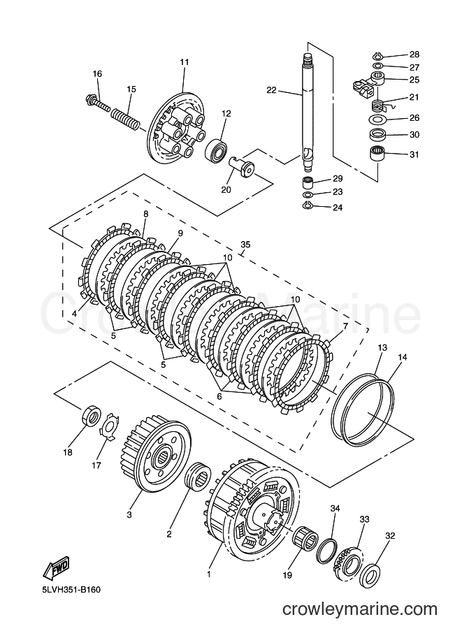 2003 Street Bike FZS1000 - FZS1000 (5LVF) [070] - CLUTCH