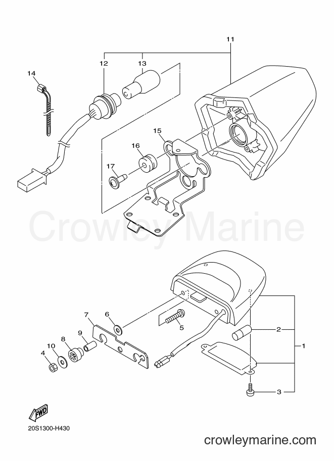 2009 Street Bike XJ6N - XJ6N (20S2) [010] - TAILLIGHT