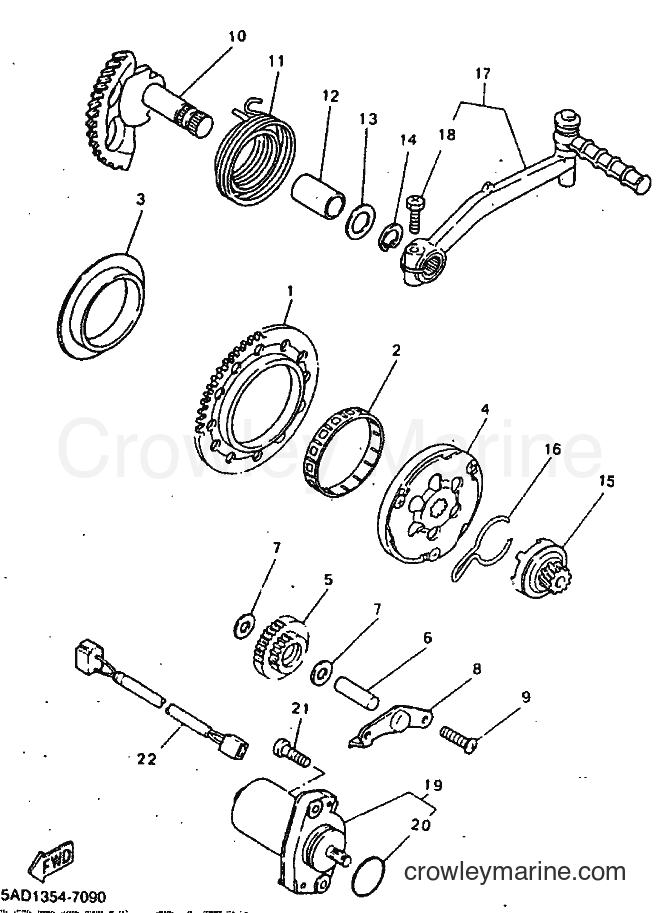 Yamaha Motors YN50 (5ADM) [010] - STARTER