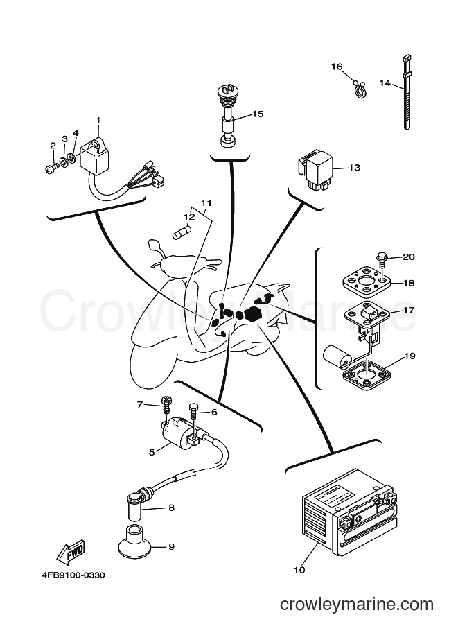 Yamaha Motors CY50 (3SAB) [010] - ELECTRICAL 2
