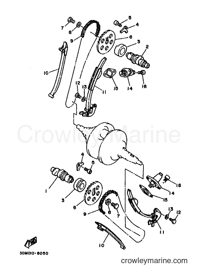1997 Cruiser XV250S - XV250S (3DN7) [010] - CAMSHAFT & CHAIN