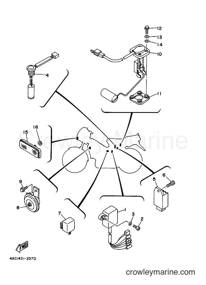 2000 Street Bike V120JR-S - V120JR-S (4MA5) [010] - ELECTRICAL 2