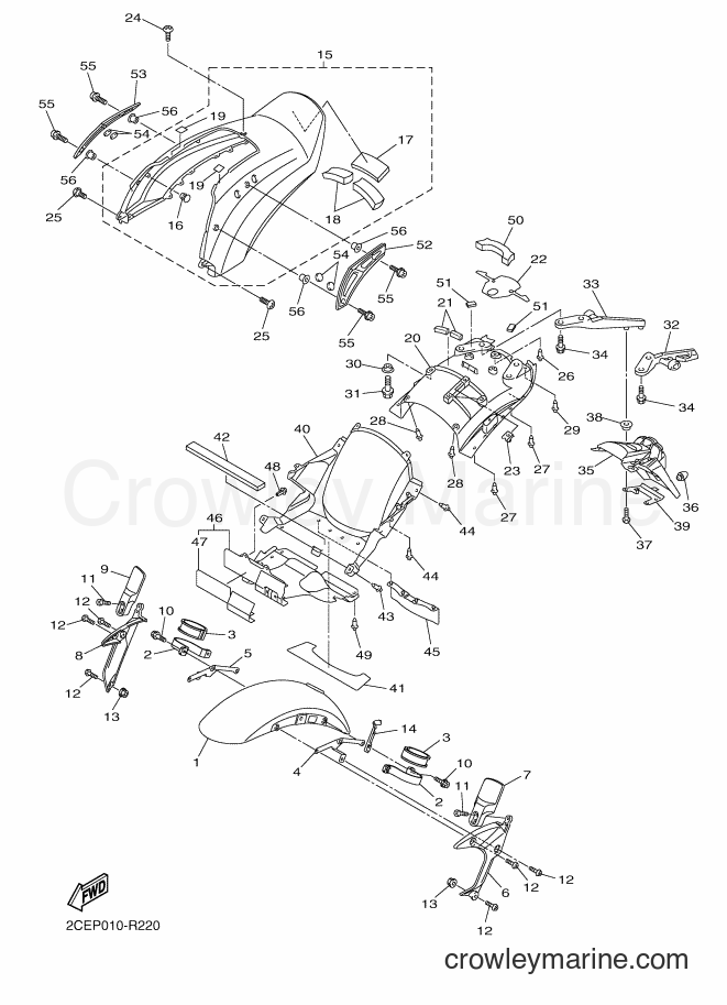 Yamaha Motors VMX17 (2CEP) [010] - FENDER