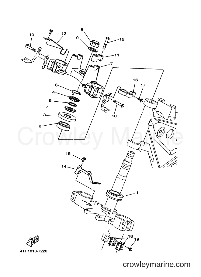 1999 Dirt Bike DT230 - DT230 (4TP3) [010] - STEERING