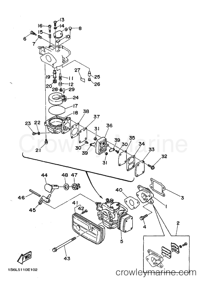 Yamaha Motors 3A (6L50) [020] - INTAKE