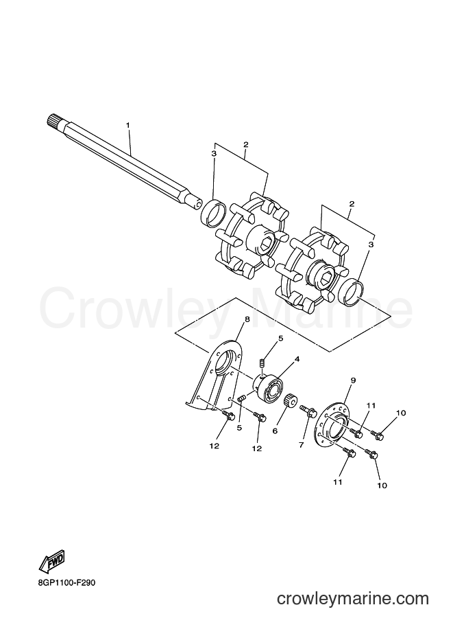 Yamaha Motors RT50M (8GP1) [020] - TRACK DRIVE 1