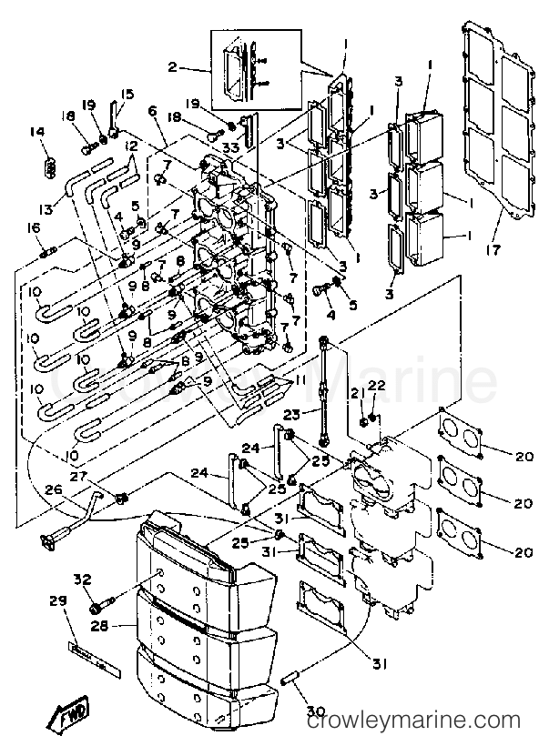 Yamaha Motors 150TXRP - INTAKE