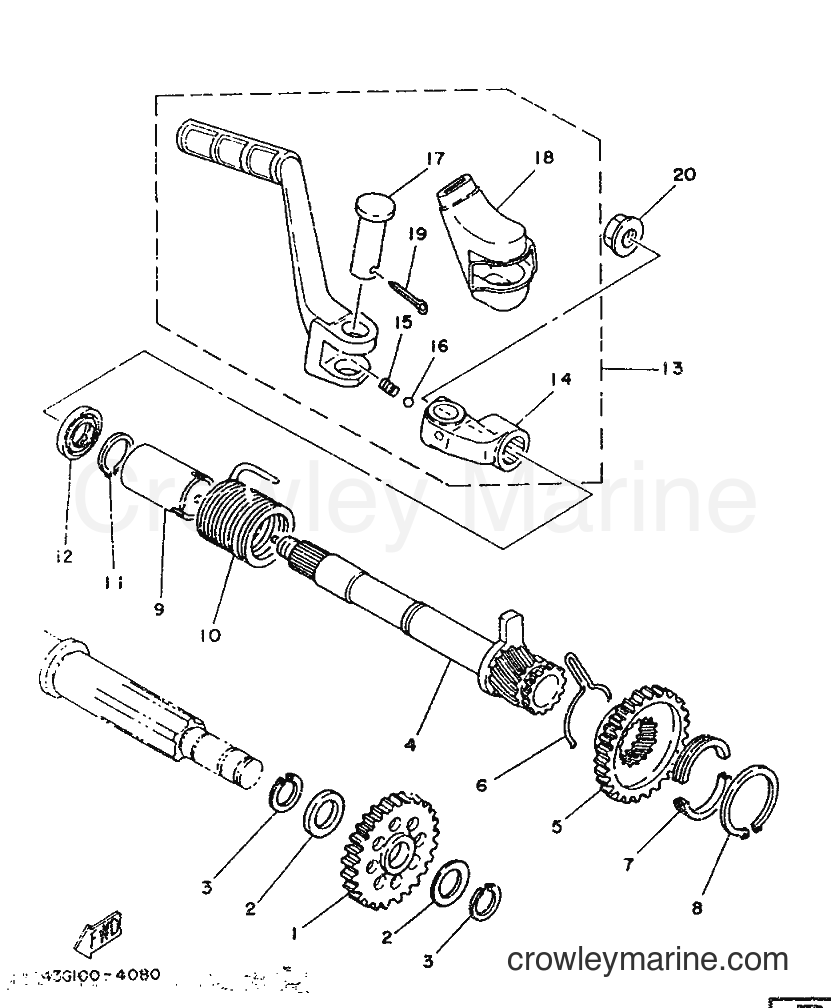 1986 Dirt Bike IT200S - IT200S (1VH) [999] - STARTER