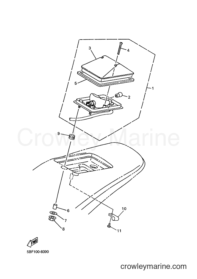 2001 Dirt Bike WR250F - WR250F (5PH2) [070] - TAILLIGHT