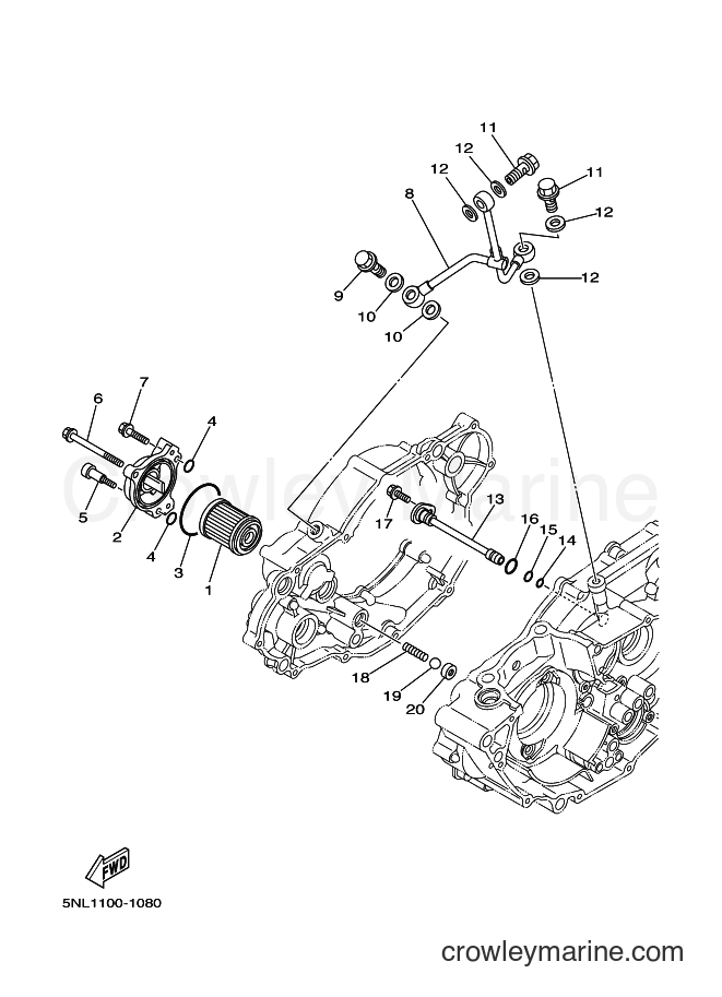 2001 Dirt Bike WR250F - WR250F (5PH2) [070] - OIL CLEANER