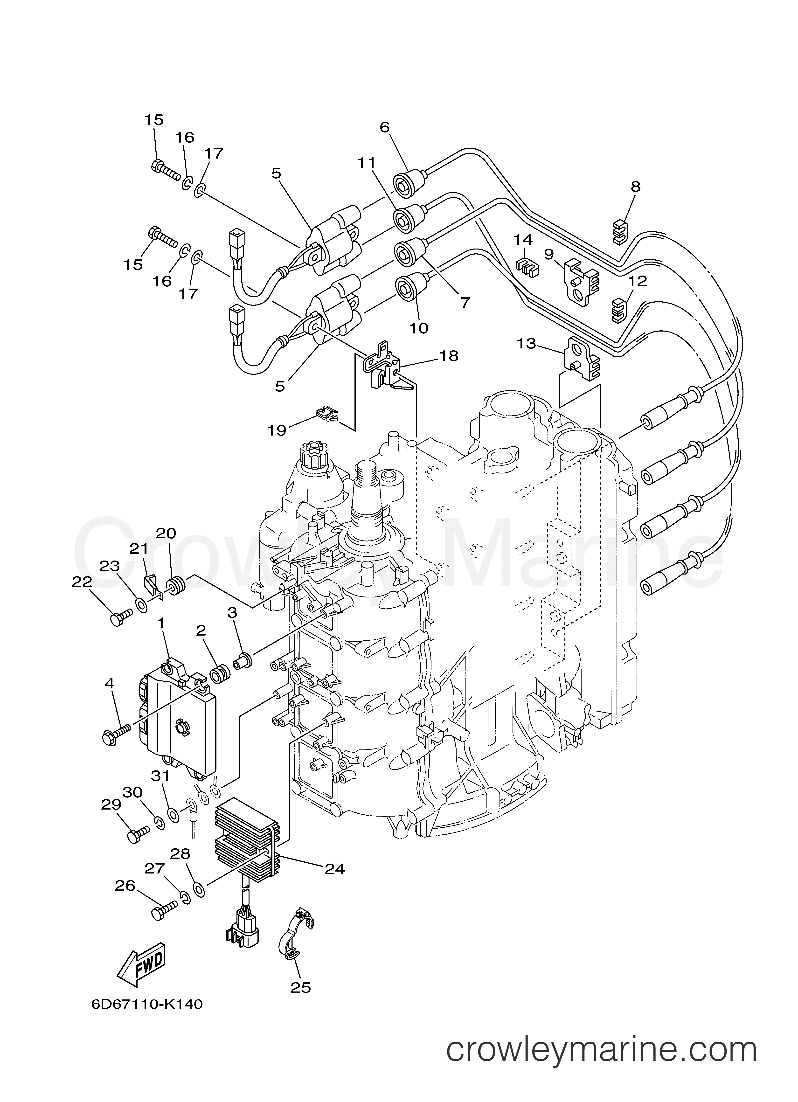 Yamaha Motors F90TJR - ELECTRICAL 1