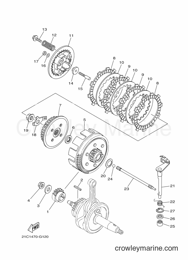 2012 Street Bike FZ16 - FZ16 (45P2) [010] - CLUTCH