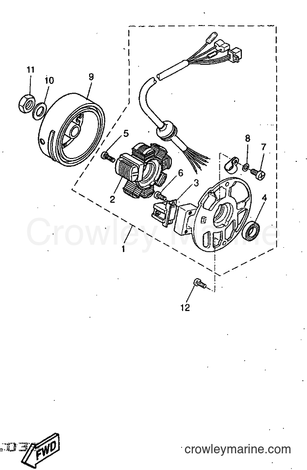 1998 Scooter YQ50 - YQ50 (5CK2) [010] - GENERADOR