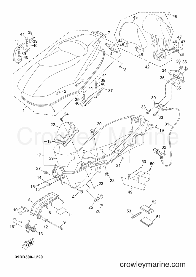 2012 Scooter YP125R - YP125R (39DD) [030] - SEAT