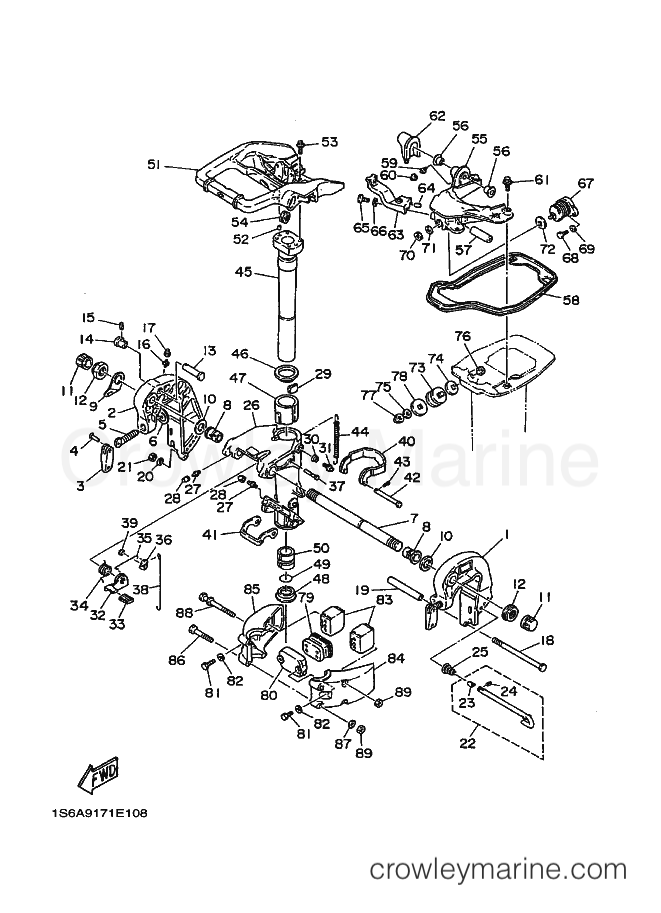 Yamaha Motors 20C (6A9) [010] - BRACKET 1