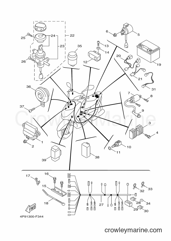 Yamaha Motors XC125 (4P9B) [010] - ELECTRICAL 1
