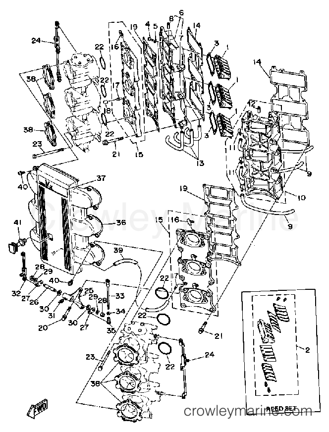 Yamaha Motors L250TXRP - INTAKE
